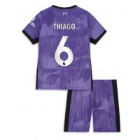Fotballdrakt Barn Liverpool Thiago Alcantara #6 Tredjedraktsett 2023-24 Kortermet (+ Korte bukser)